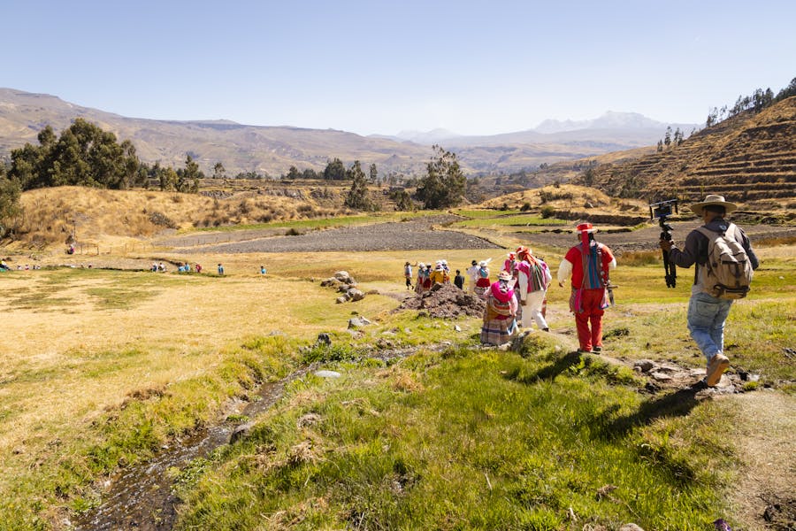 Paisaje cultural en Arequipa, Peru
