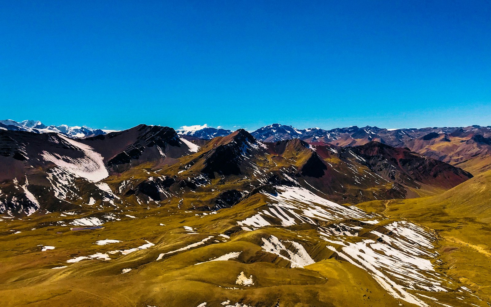 Formaciones de colores en Vinicunca